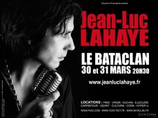 Photographie affiche Jean Luc Lahaye au Bataclan
