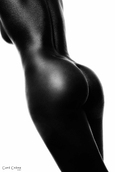 Photo noir et blanc femme nue